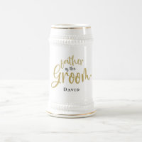 Vater von Gabe Name schwarzen Gold Typografie
