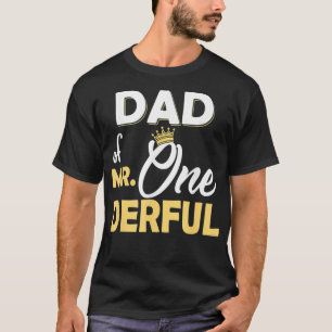 Vater von Herrn Onederful 1St Birthday OneDerful M T-Shirt
