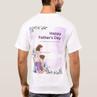 Vater: Von Kaffee und Liebe angetrieben T-Shirt