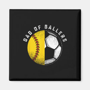 Vater von Llers Vater-Sohn-Softball-Spieler-Traine Magnet