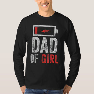 Vater von Mädchen aus der Geburt des Vaters T-Shirt