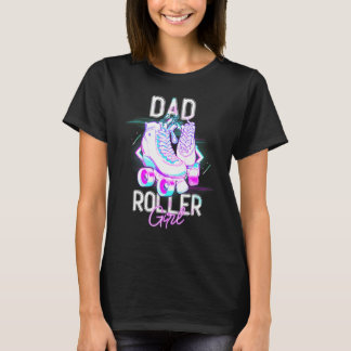 Vater von Roller Girl Roller Skating Geburtstags-M T-Shirt