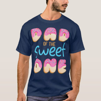 Vater von Sweet One Geburtstagsparty Matching T-Shirt
