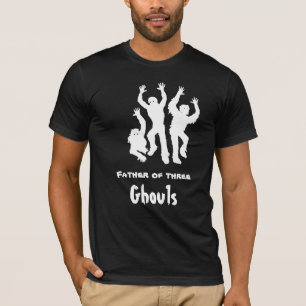 Vater von Three Ghouls Funny Mama Halloween Shirt