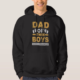 Vater von Twin Boys Classic Übererfüller Zwillings Hoodie
