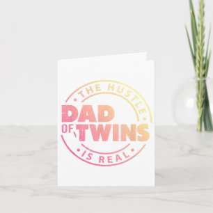 Vater von Twins Funny New Dad zu müde Liebe stolz Karte