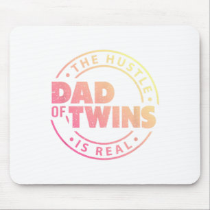 Vater von Twins Funny New Dad zu müde Liebe stolz  Mousepad