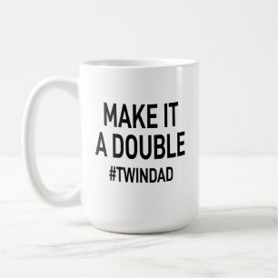 Vater von Twins Tasse, Vater von Twins Geschenke,  Kaffeetasse