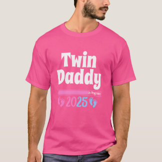 Vater von Twins TWIN VATER EST. 2025 Future Pater T-Shirt