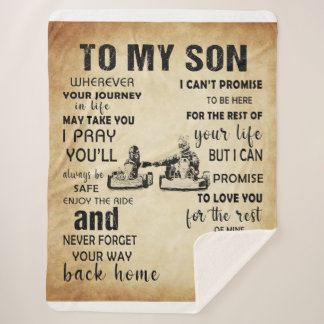 Vater von Vater zu meinem Sohn, was bedeutet Sherpadecke