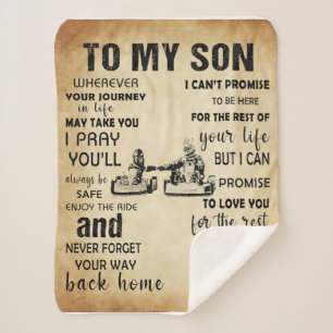 Vater von Vater zu meinem Sohn, was bedeutet Sherpadecke