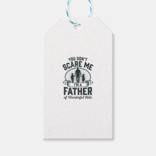 Vater von wunderbaren Kindern Vintage-Zitat-Design Geschenkanhänger