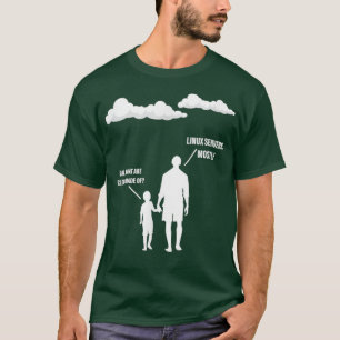 Vater Was sind Wolken, die hauptsächlich aus Linu T-Shirt