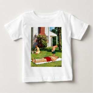 Vater wässernd baby t-shirt