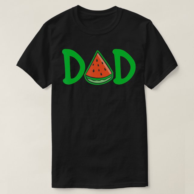 Vater Watermelon Funny Summer Melon Obstgeschenk T-Shirt (Design vorne)