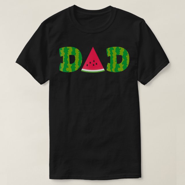 Vater Watermelon Sommerfrüchte Große Katheter Da T-Shirt (Design vorne)