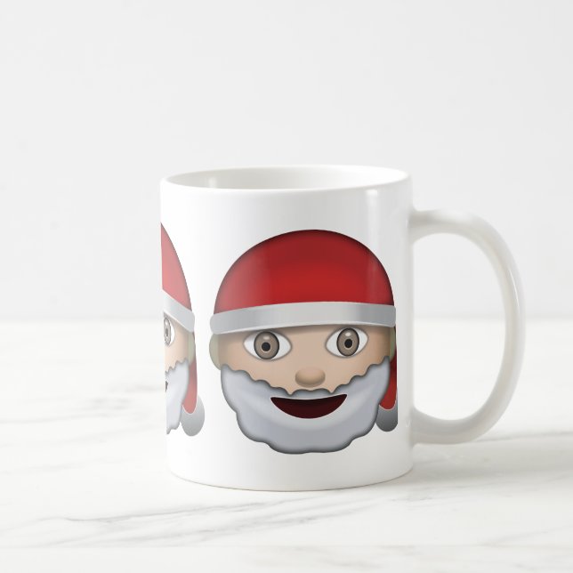 Vater-Weihnachten Emoji Kaffeetasse (Rechts)