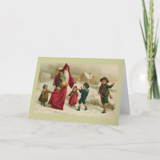 Vater-Weihnachten Feiertagskarte