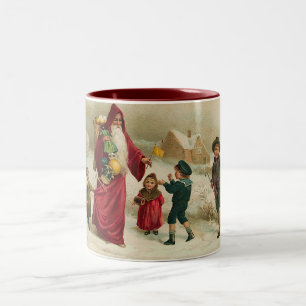 Vater-Weihnachten Zweifarbige Tasse
