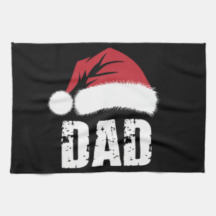 Vater Weihnachtsfamilie Matching Pajamas Papa Geschirrtuch