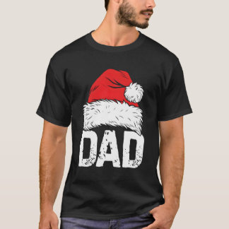 Vater Weihnachtsfamilie Matching Pajamas Papa X T-Shirt