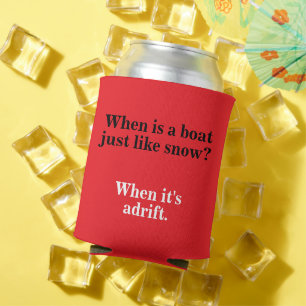Vater Weihnachtswitz Dosenkühler
