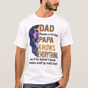 Vater weiß viel, aber Papa weiß alles, was Shirt