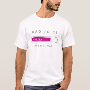 Vater werdende T-Shirt-Geschenke werden geladen - T-Shirt