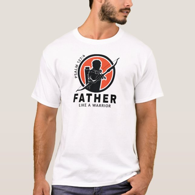 Vater- wie ein Krieger T-Shirt (Vorderseite)