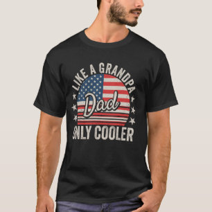 Vater wie Opa Nur Cooler Funny Vater Opa U T-Shirt