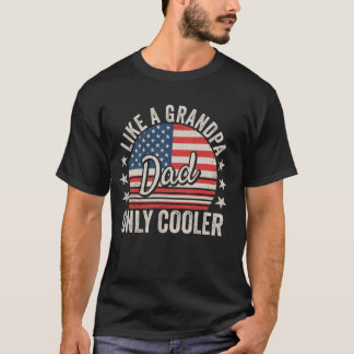 Vater wie Opa Nur Cooler Funny Vater Opa U T-Shirt
