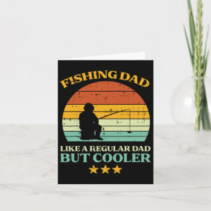 Vater wie regelmäßig Cooler Retro-Vatertag Karte