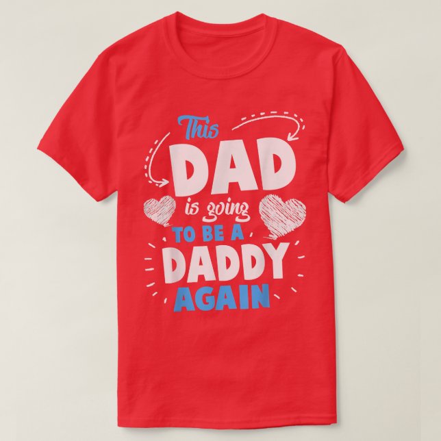 Vater wieder tee Funny Epectant Vater Future Daddy (Design vorne)