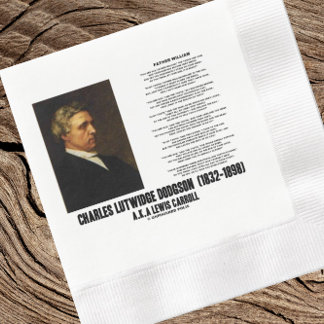 Vater-William-Märchenland Charles Lutwidge Dodgson Serviette