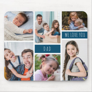 Vater Wir Liebe Sie FotoCollage Mousepad