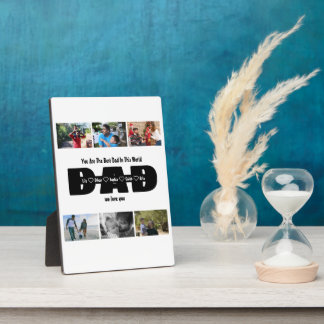 Vater, wir Liebe Sie - Vatertag 6 FotoCollage Fotoplatte