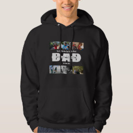 Vater, wir Liebe Sie - Vatertag 6 FotoCollage Hoodie