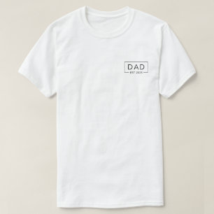 Vater wird 2025 Daddy 2025 Logo Neuer Vater 2025 T-Shirt