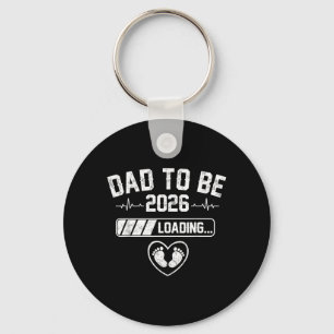 Vater wird 2026 Daddy wird geladen Neuer Vater Est Schlüsselanhänger
