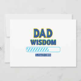 Vater Wisdom Loading Feiertagskarte