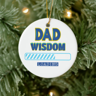 Vater Wisdom Loading Keramik Ornament