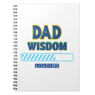 Vater Wisdom Loading Notizblock