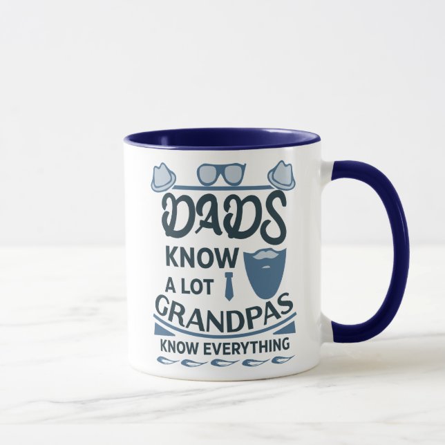Vater wissen viel, Grandpas wissen alles Tasse (Rechts)