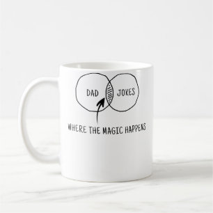 Väter-Witze, wo die Magie passiert Kaffeetasse