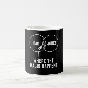 Vater Witze, wo die Magie passiert Kaffeetasse