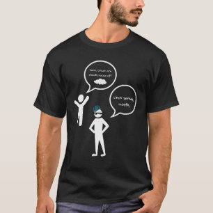 Vater, woraus bestehen Wolken? Linux-Server meiste T-Shirt