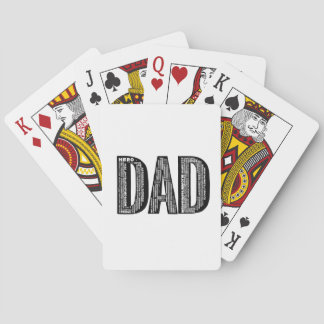 VATER Word Cloud Playing Cards - Vatertagsgeschenk Spielkarten
