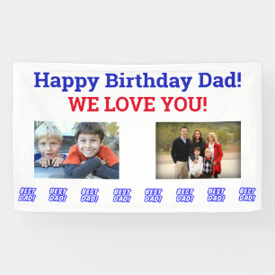 Vater World's Best Ever Kids Foto Banner