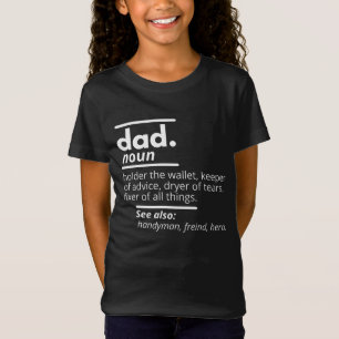 Vater-Wörterbuch-Definition - Lustiges Vatertagsge T-Shirt