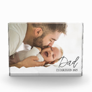 Vater wurde 2023 Erstes Geschenk des Vaters Tag Fo Fotoblock